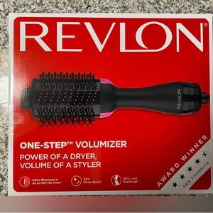 Revlon Volumizer Hair Tool with Black and Red Accents